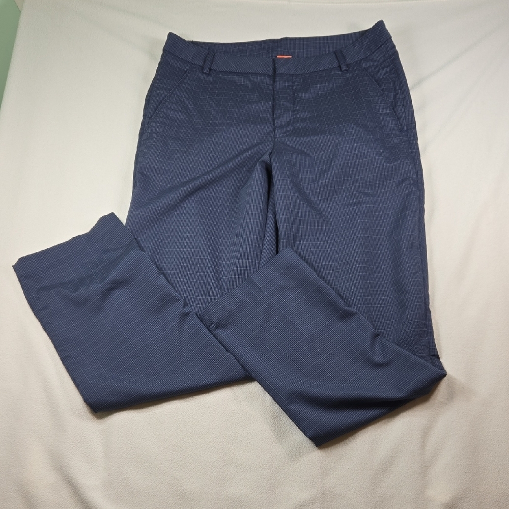 Puma Men's Navy Patterned Golf Pants